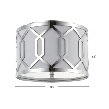 Hex Metal LED Flush Mount - JONATHAN Y